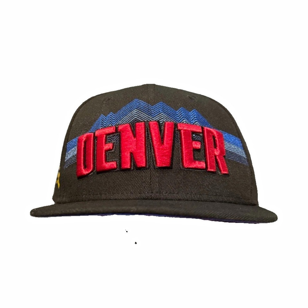 New Era NBA Denver Nuggets Youth 9FIFTY Snapback Cap Black/Red Denver